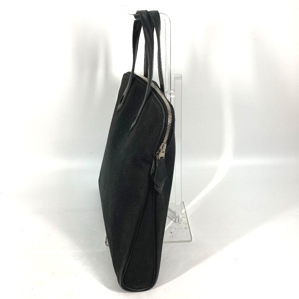 HERMES Tote Bag Toile H, Leather black Sacquibou PM mens