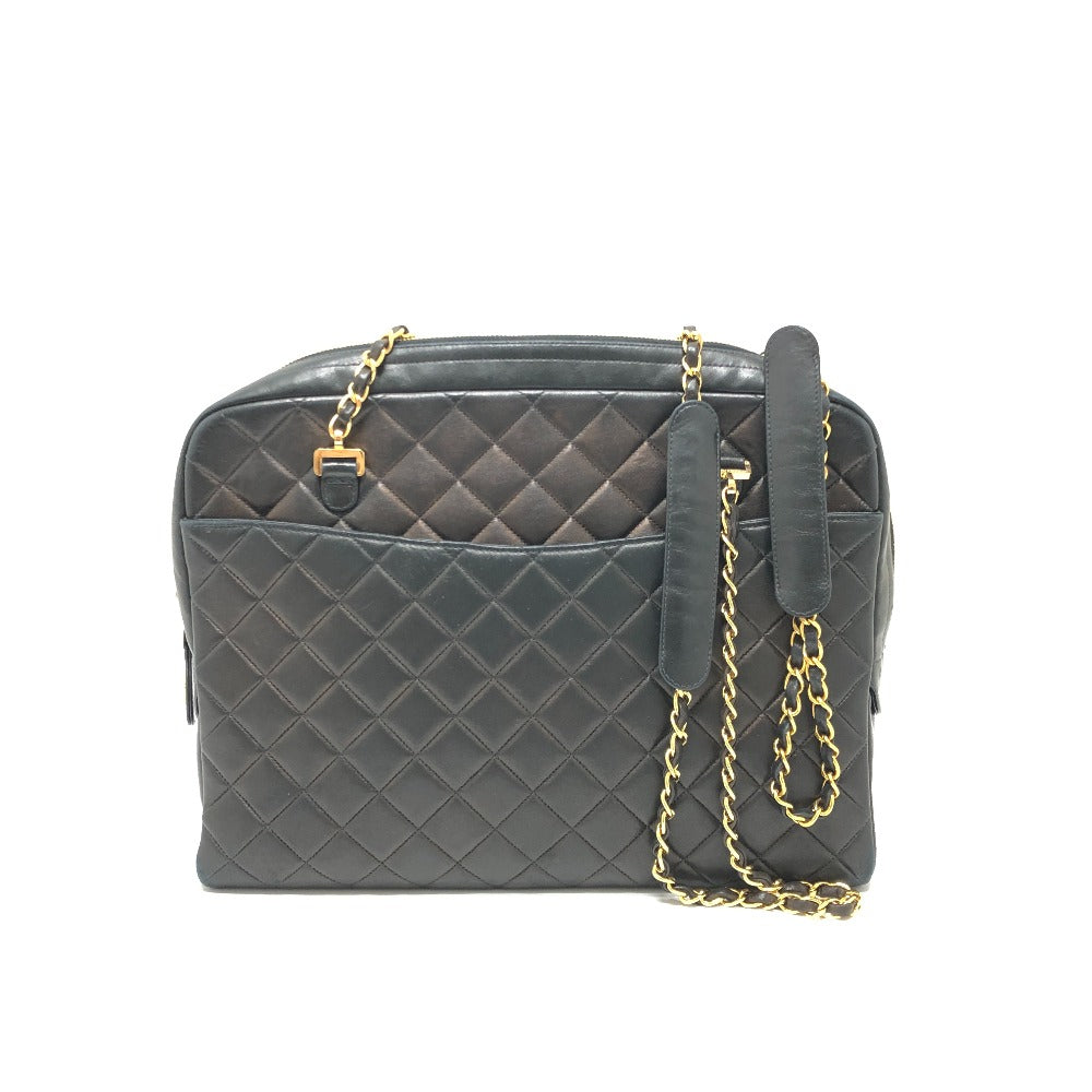 Chanel 30 Leather Black Shoulder Bag 8