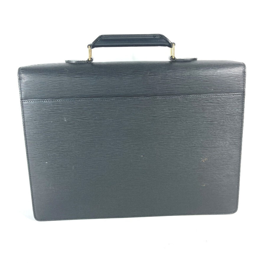 LOUIS VUITTON Business bag Epi Leather black Epi Cerviet ambassador | Studio Nafay