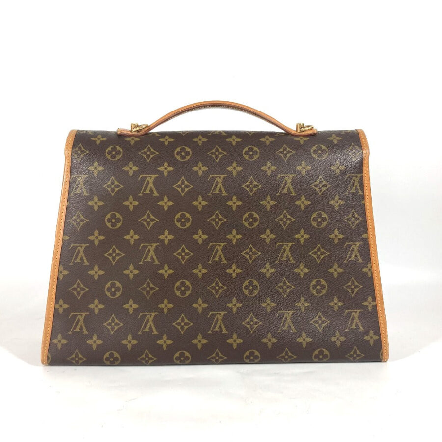 LOUIS VUITTON Business bag Monogram canvas Brown Monogram Beverly | Studio Nafay