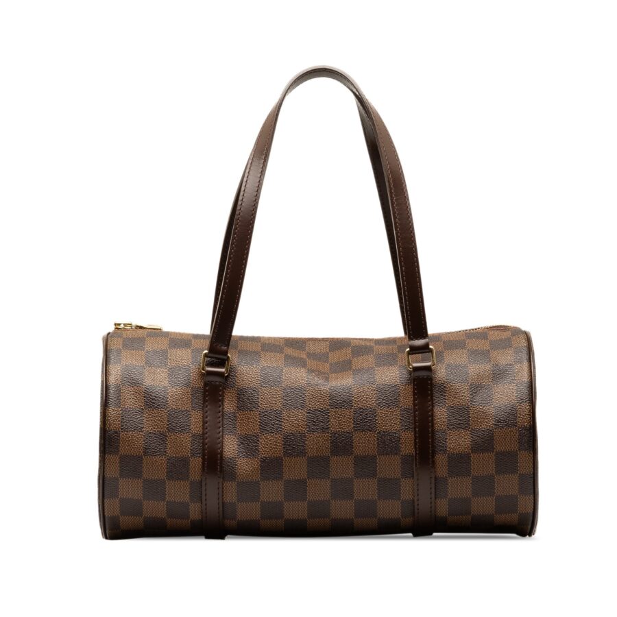 Brown Louis Vuitton Damier Ebene Papillon 30 HandBag | Studio Nafay