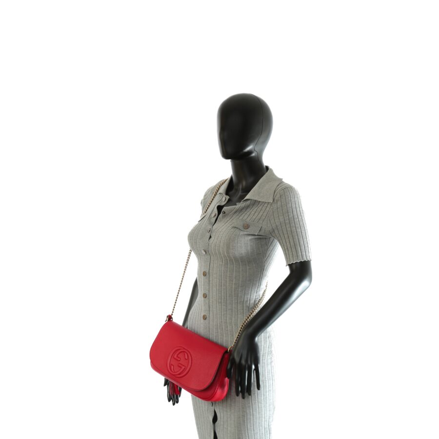 GUCCI Medium Soho Flap Chain Bag | Studio Nafay