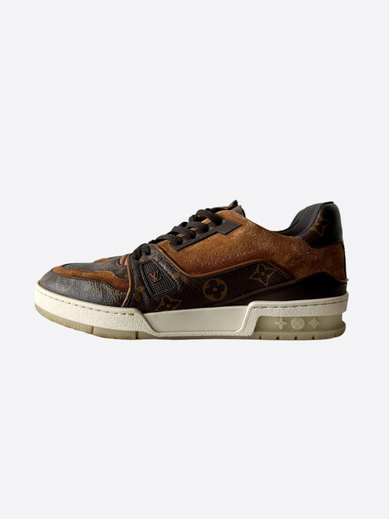LOUIS VUITTON MONOGRAM SUEDE TRAINERS - Product Image 2