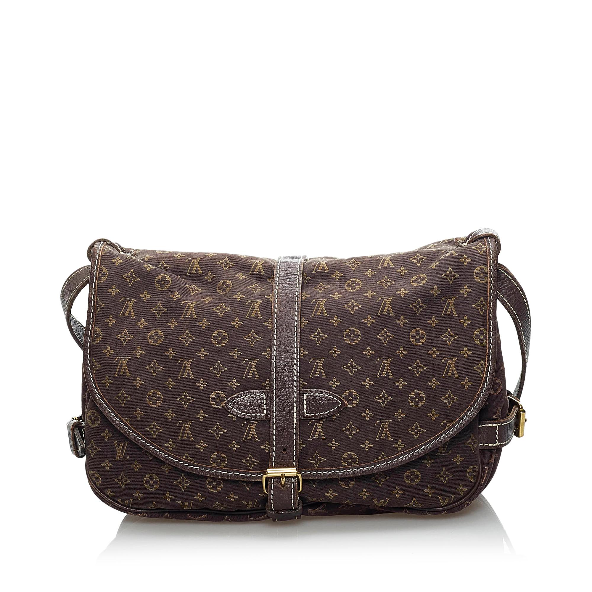 Louis Vuitton Monogram Mini Lin Saumur 30