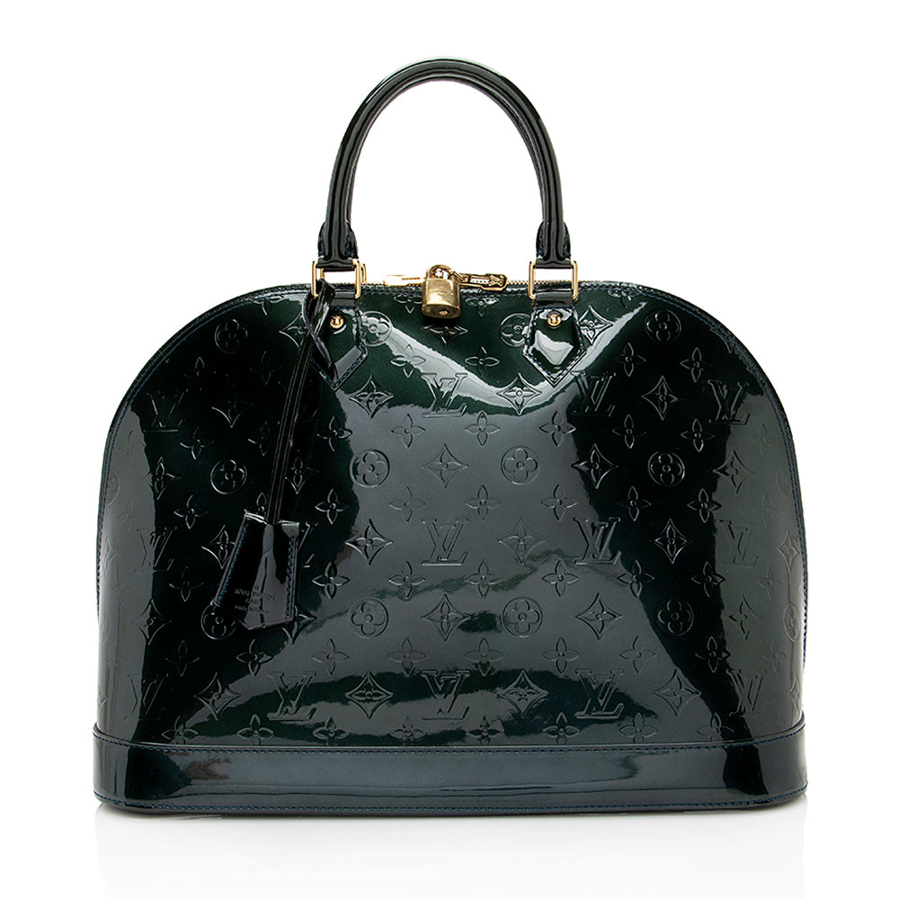 Louis Vuitton Monogram Vernis Alma GM Satchel