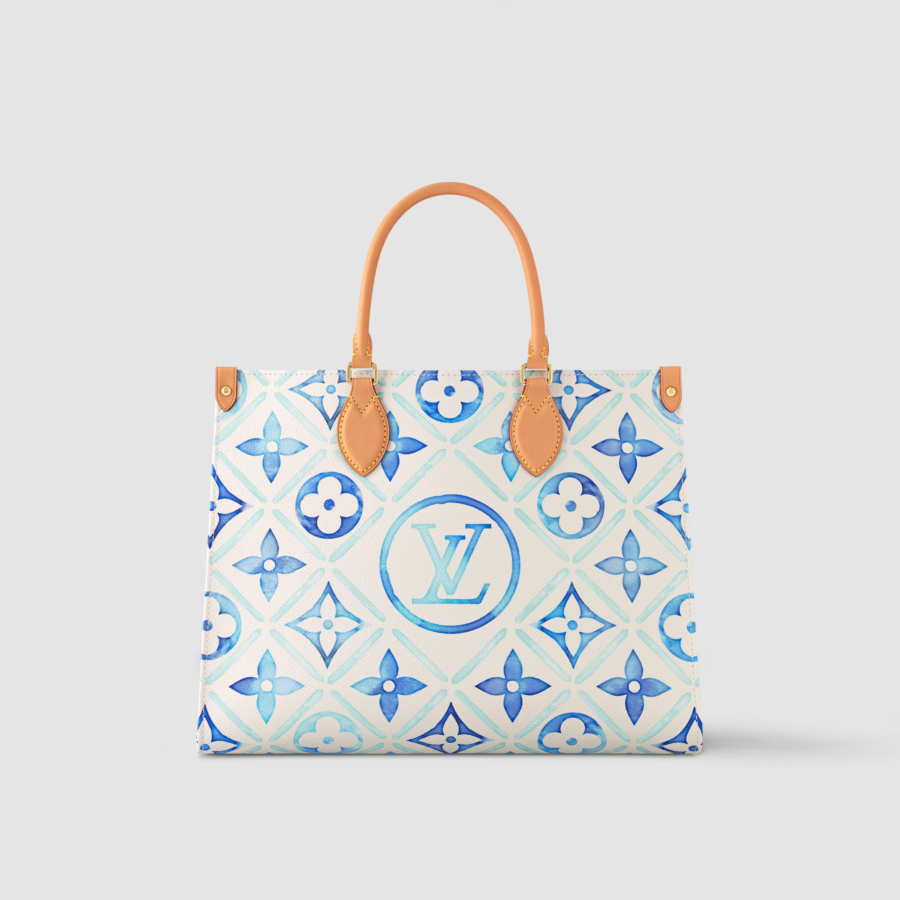 Louis Vuitton By The Pool Tiles Canvas OnTheGo MM Tote | Studio Nafay
