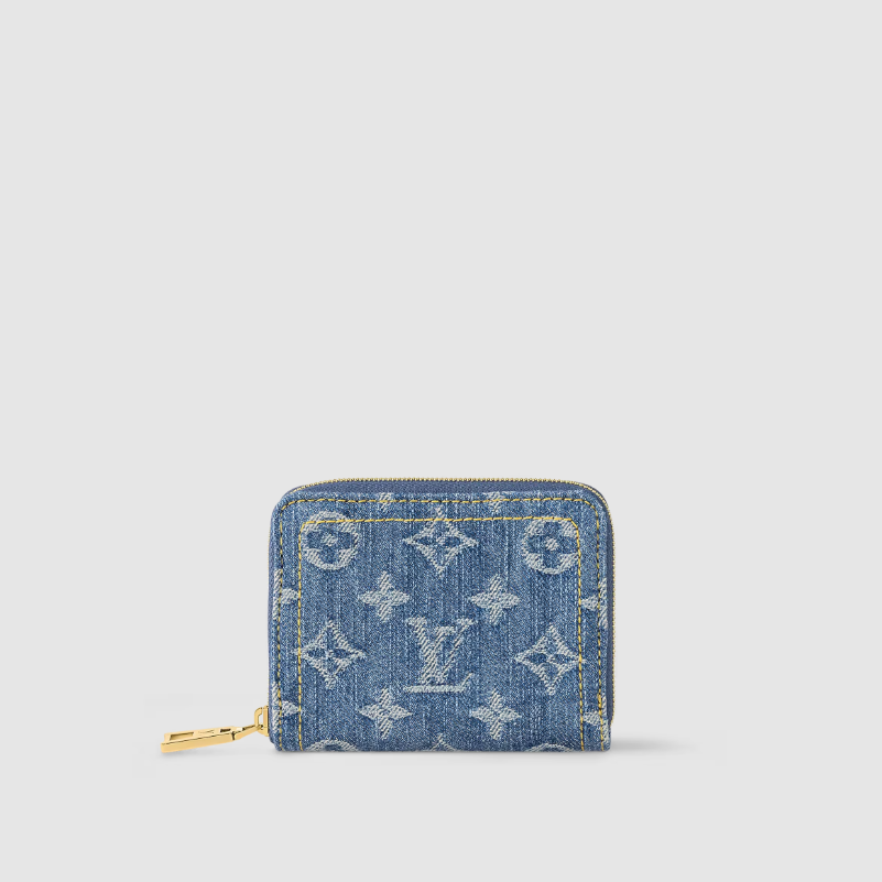 Louis Vuitton Denim Blue Zippy Coin Purse | Studio Nafay