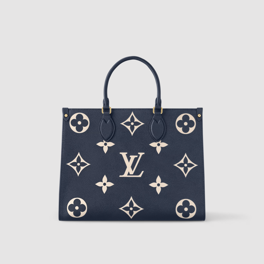 Louis Vuitton Navy Empreinte OnTheGo MM Tote | Studio Nafay
