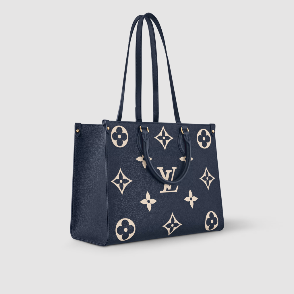 Louis Vuitton Navy Empreinte OnTheGo MM Tote - Product Image 2