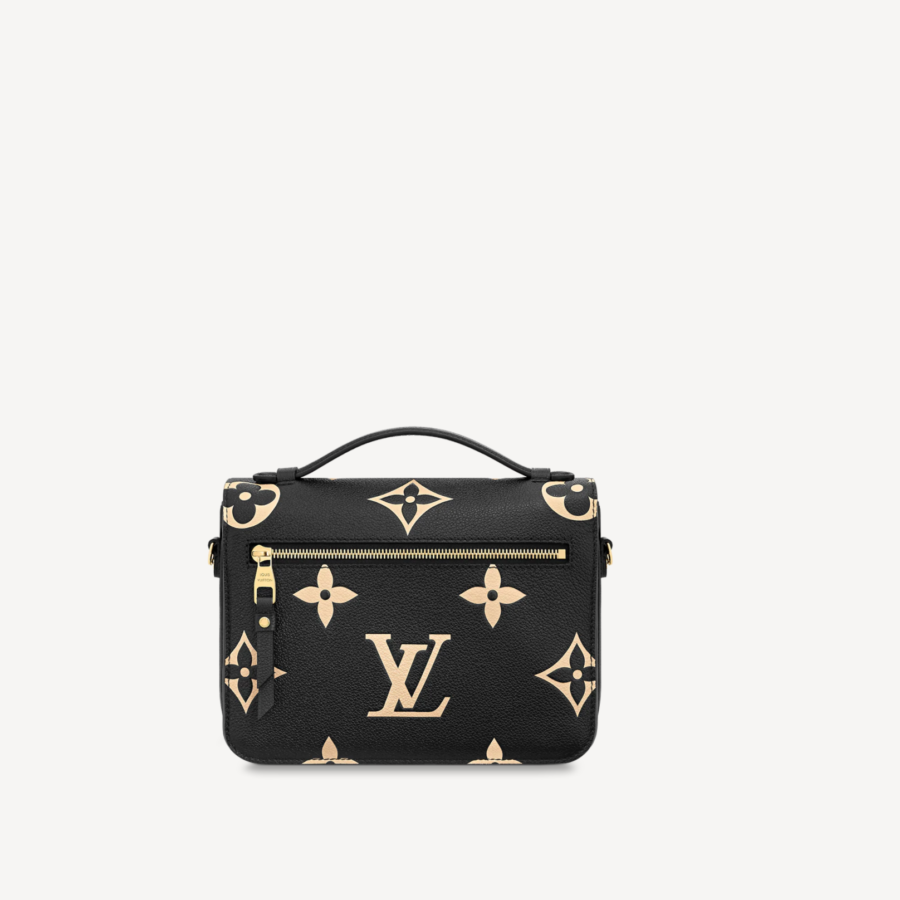 Louis Vuitton Black and Cream Pochette Metis Crossbody | Studio Nafay