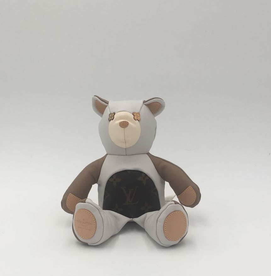 Louis Vuitton Doudou Teddy Bear White Crossbody