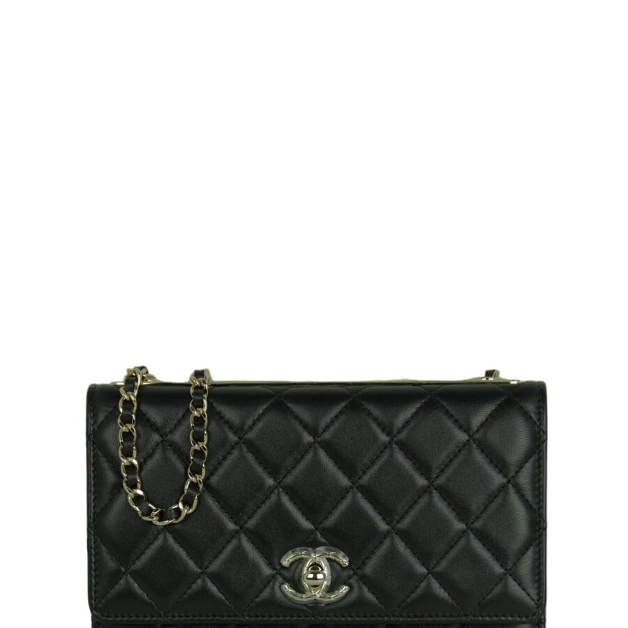Chanel NEW Black Quilted Trendy CC WOC Crossbody | Studio Nafay