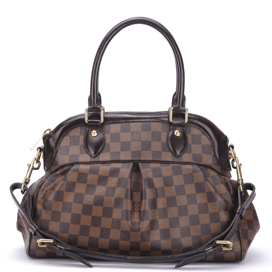 LOUIS VUITTON TREVI ( ) PM SIZE, DAMIER ÉBÈNE CANVAS, WITH STRAP, NO DUST COVER Handbag | Studio Nafay
