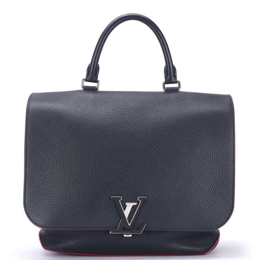LOUIS VUITTON VOLTA ( ) PM SIZE, BLACK LEATHER, WITH STRAP & DUST COVER Handbag | Studio Nafay
