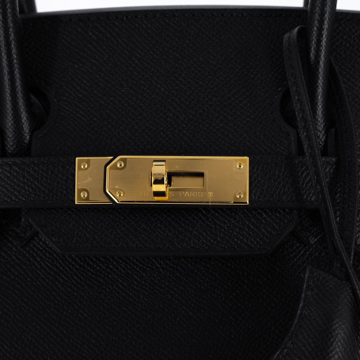 Hermes Birkin 30 Epsom Noir Gold hardware Y stamp