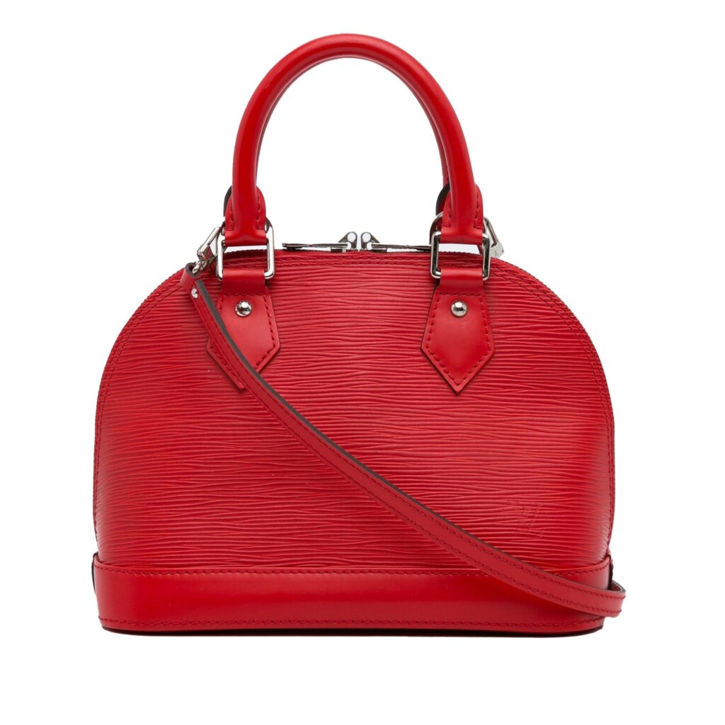 Red Louis Vuitton Epi Alma BB Satchel - Product Image 2