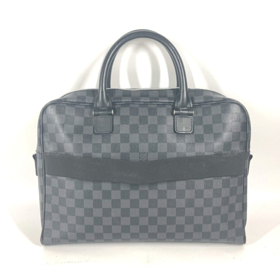 LOUIS VUITTON Business bag Damier Grafitto Canvas black Damier Grafitte Horizon mens | Studio Nafay