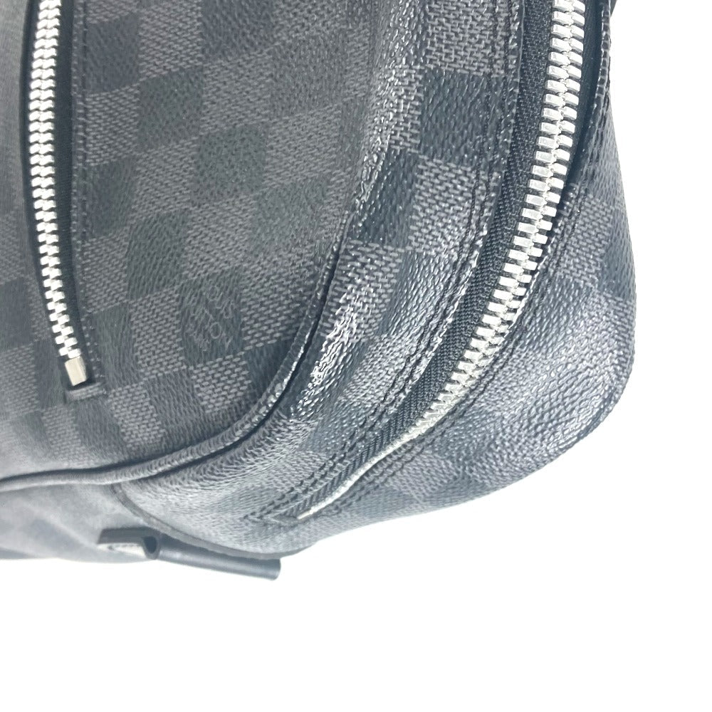 LOUIS VUITTON Business bag Damier Grafitto Canvas black Damier Grafitte Horizon mens