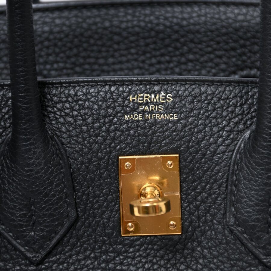 Hermès Black Togo Leather Birkin 25 | Studio Nafay