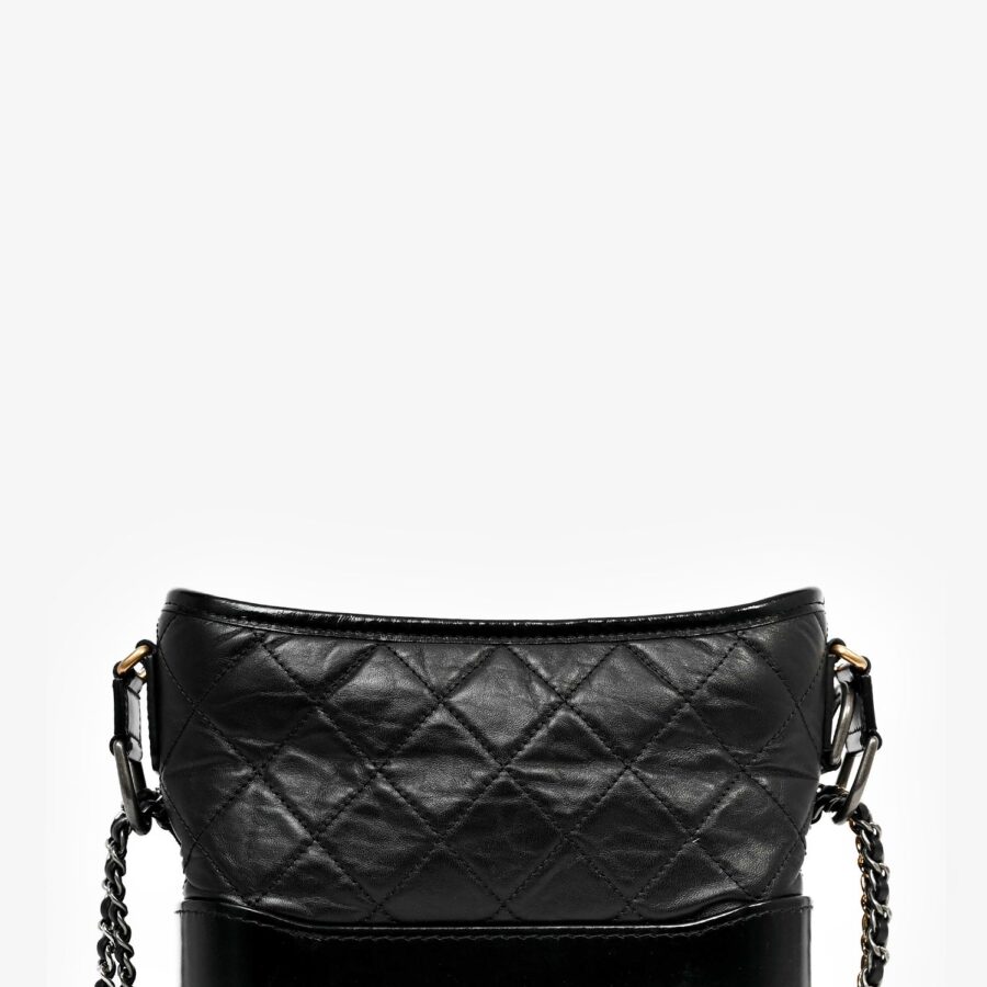 Chanel Black Lambskin Leather Small Gabrielle Bag | Studio Nafay
