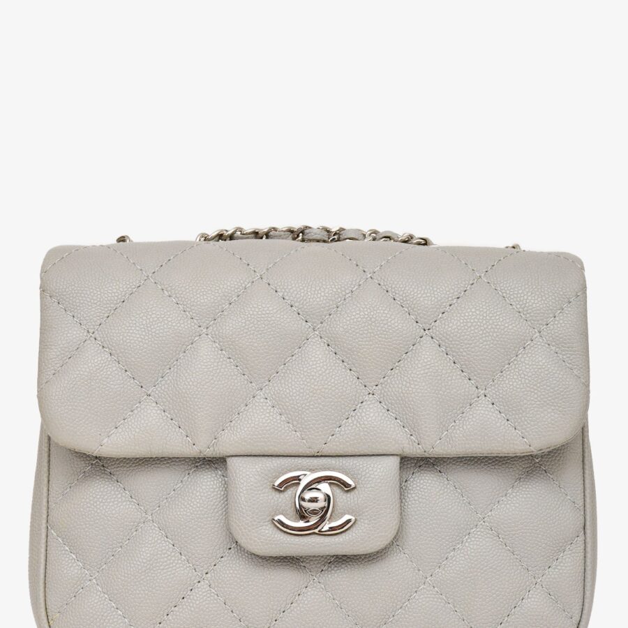 Chanel Light Grey Caviar Small Urban Companion Bag | Studio Nafay