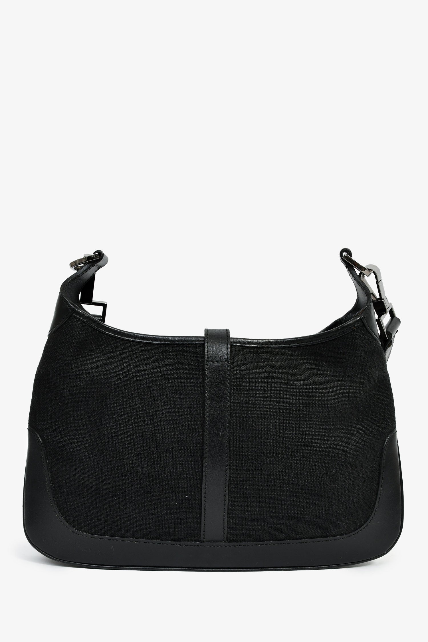 Gucci Black Canvas/Leather Small ‘Jackie’ Crossbody Bag