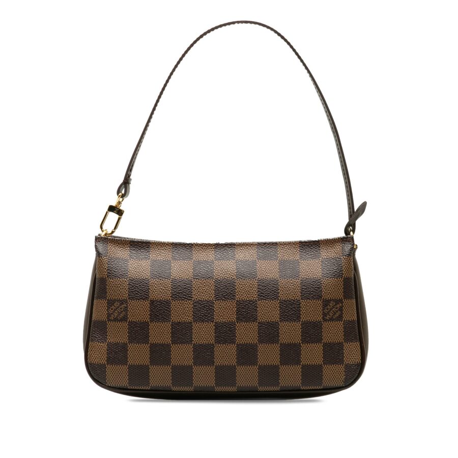 Brown Louis Vuitton Damier Ebene Navona Shoulder Bag | Studio Nafay