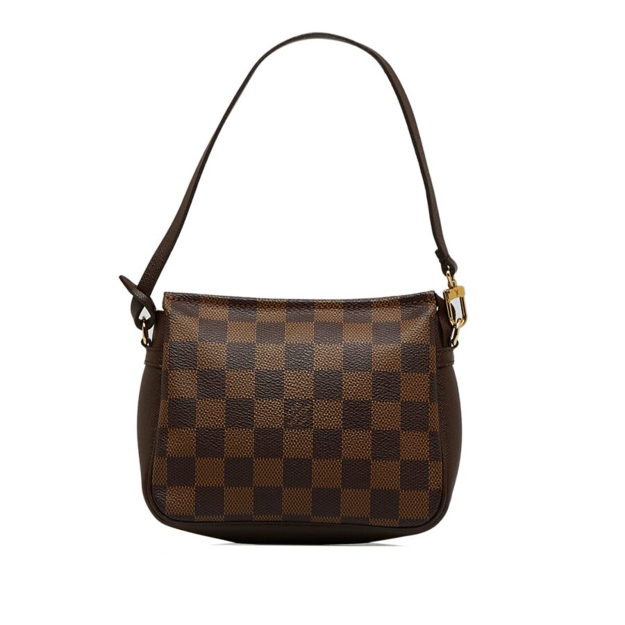LOUIS VUITTON Damier Ebene Pochette Trousse Handbag | Studio Nafay