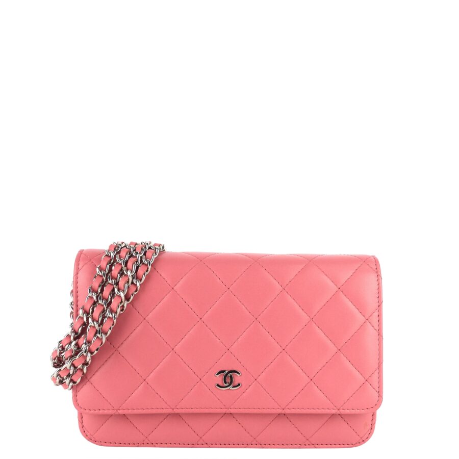 Classic Lambskin Leather Wallet on Chain Bag | Studio Nafay