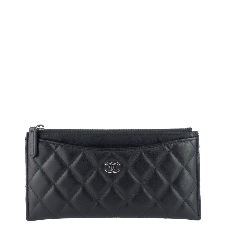 Classic Long Zip Lambskin Leather Wallet | Studio Nafay