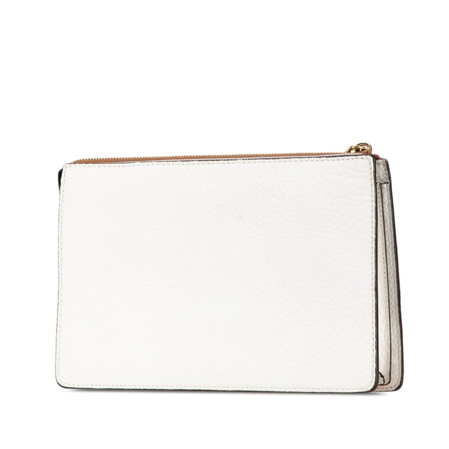White Fendi x Fila Logo Mania Clutch | Studio Nafay