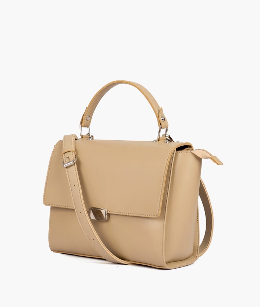Off-white mini messenger bag | Studio Nafay