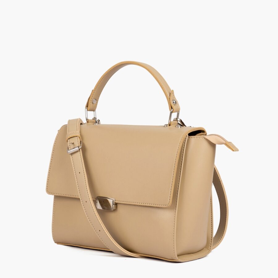 Off-white mini messenger bag | Studio Nafay