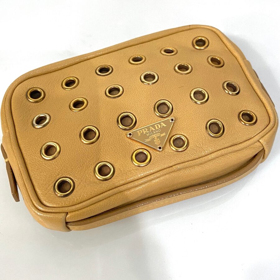 PRADA SMALL ZIPPY POUCH LEATHER WALLET | Studio Nafay