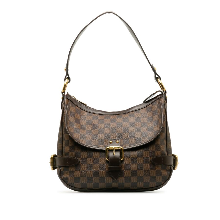 Brown Louis Vuitton Damier Ebene Highbury Shoulder Bag | Studio Nafay