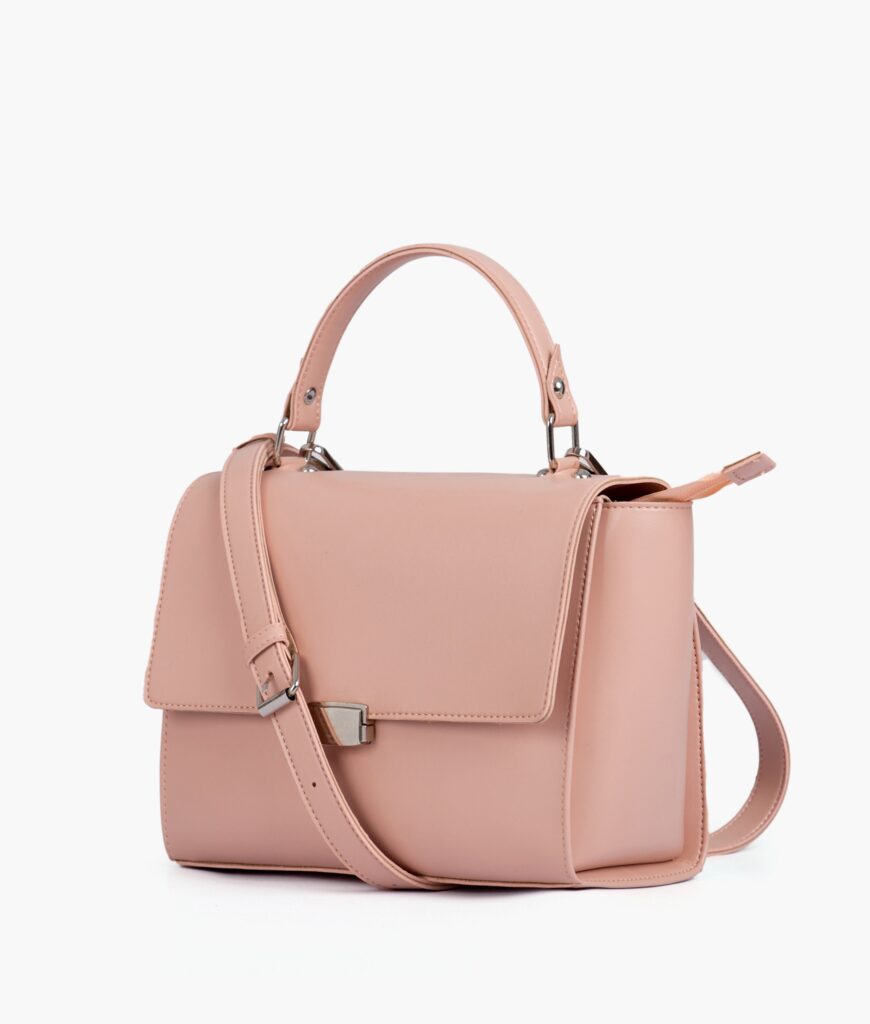 Peach mini messenger bag | Studio Nafay