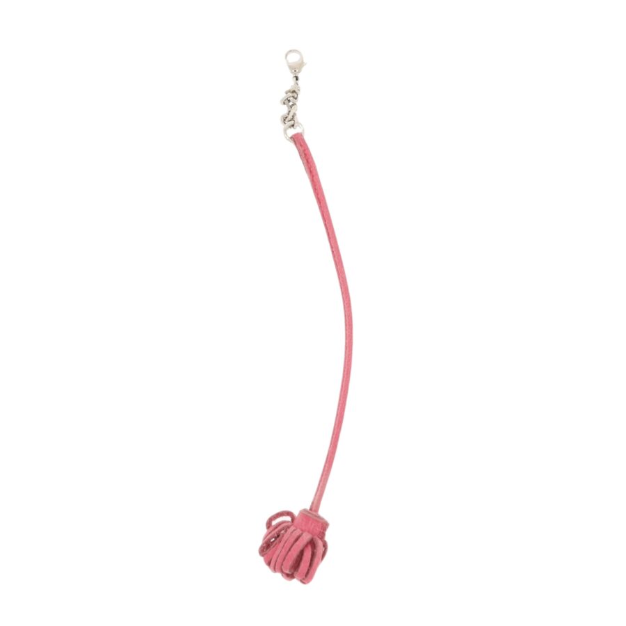 BALENCIAGA Carmencita Bag Accessory in Pink Leather | Studio Nafay
