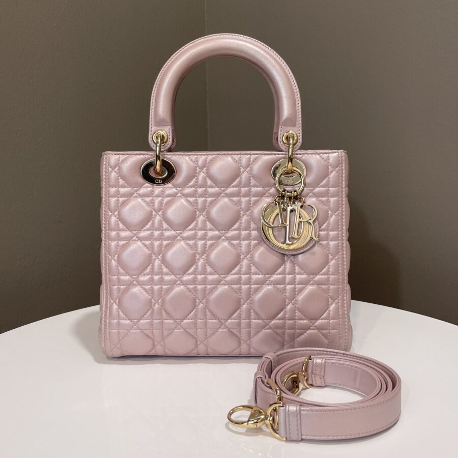 Dior Classic Lady Dior Pearl Louts Pink | Studio Nafay
