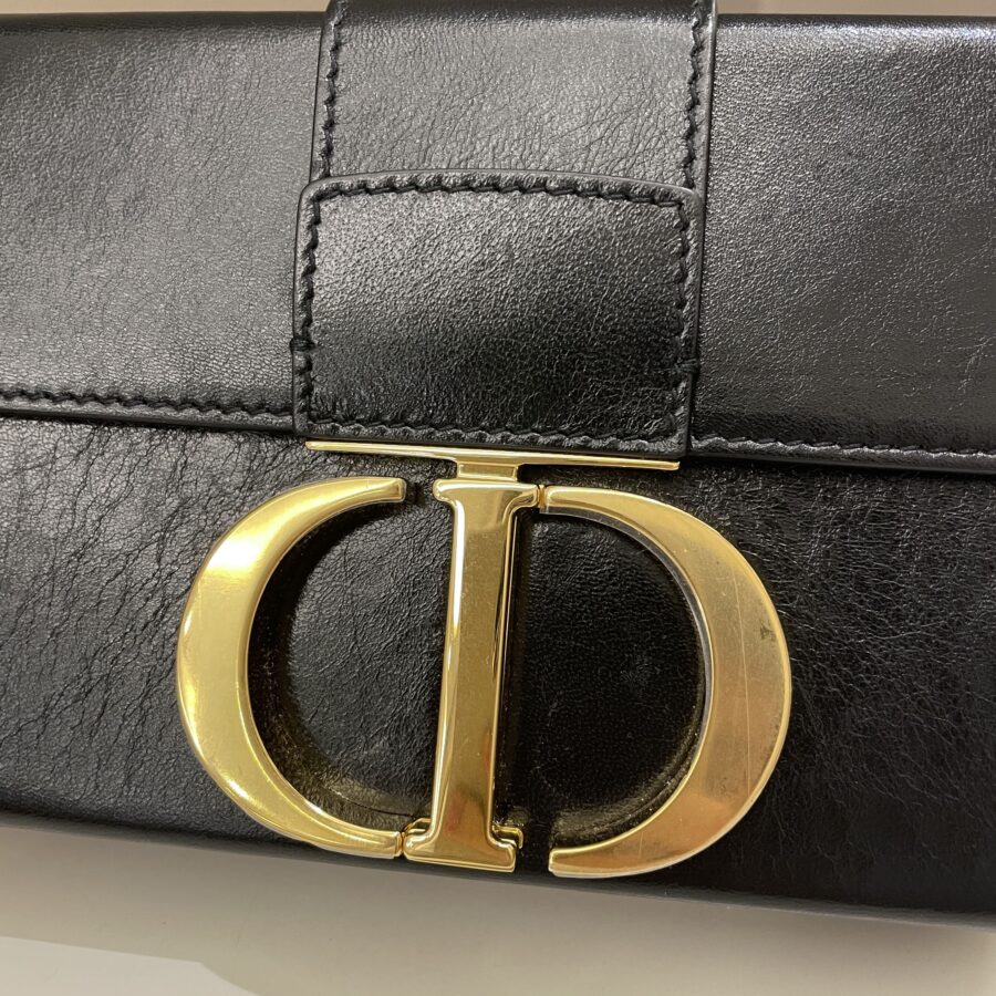 Dior Montaigne 30 Box Bag Black Calfskin | Studio Nafay