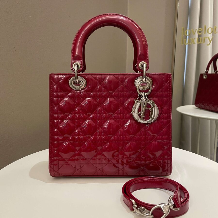Dior Classic Lady Dior Red Patent | Studio Nafay