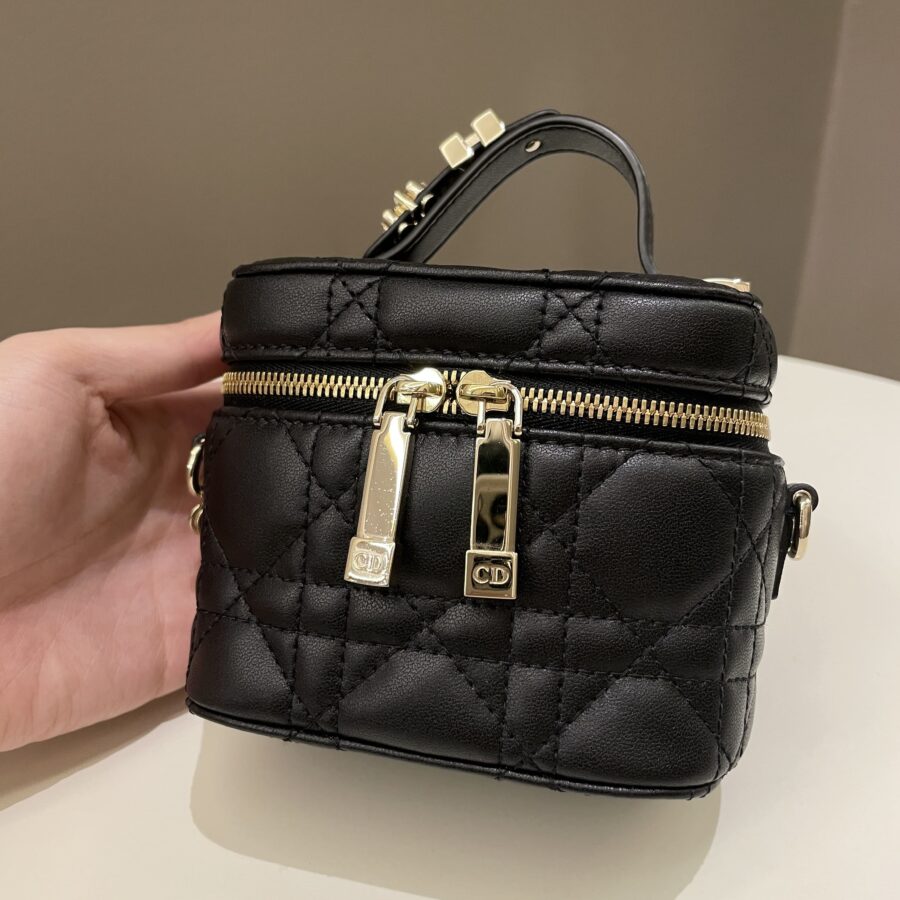 Dior Lady Dior Micro Vanity Black Lambskin | Studio Nafay