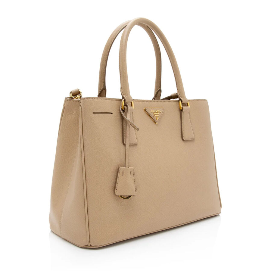 PRADA SAFFIANO LUX LEATHER GALLERIA TOTE BAG | Studio Nafay