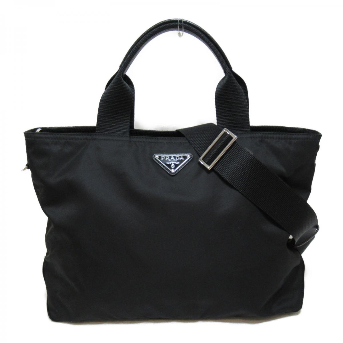 PRADA VELA TESSUTO CONVERTIBLE SMALL TOTE BAG - Product Image 2