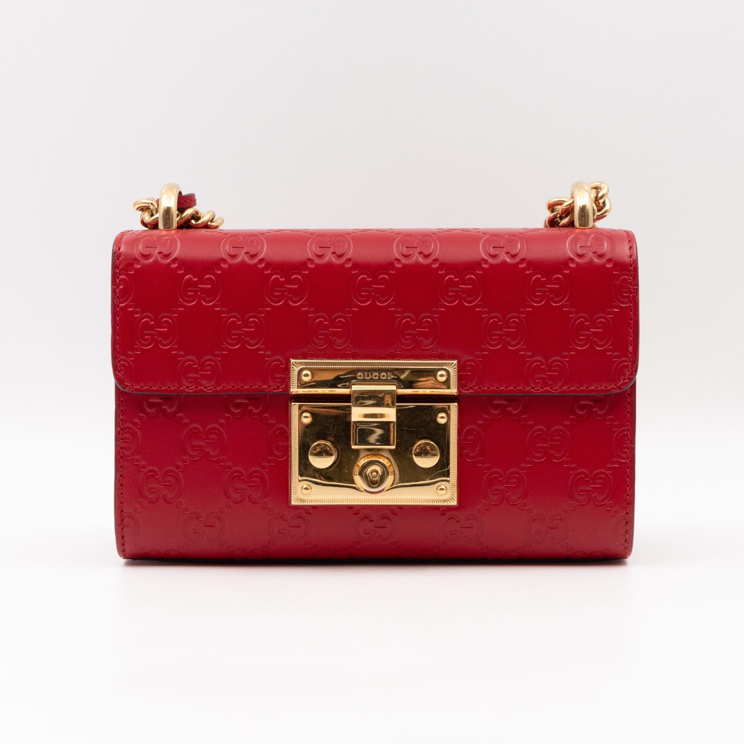 Gucci Chain Leather Crossbody