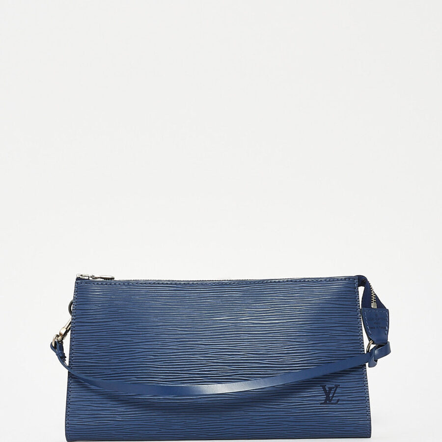 Louis Vuitton Blue Epi Leather Shoulder Pochette Bag | Studio Nafay