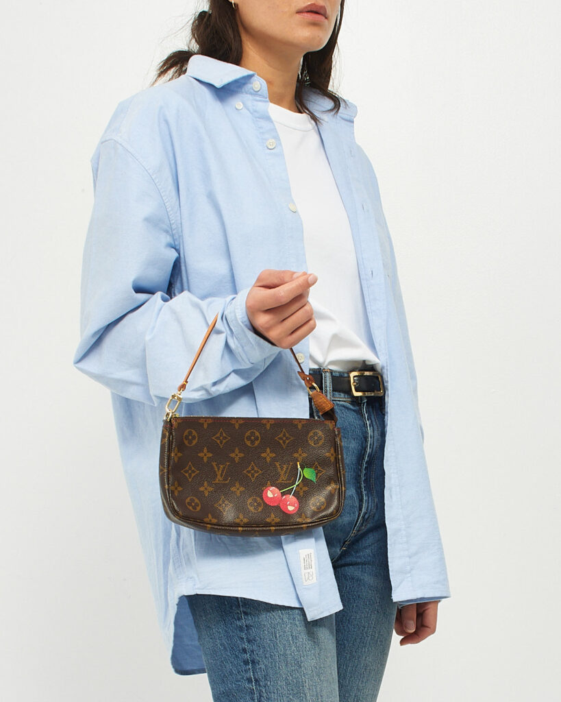 Louis Vuitton Monogram Canvas Cherry Print Edition Pochette Accessoires - Product Image 2