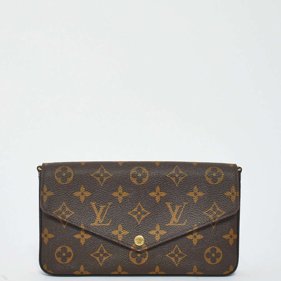 Louis Vuitton Monogram Canvas Pochette Felicie Chain Bag | Studio Nafay