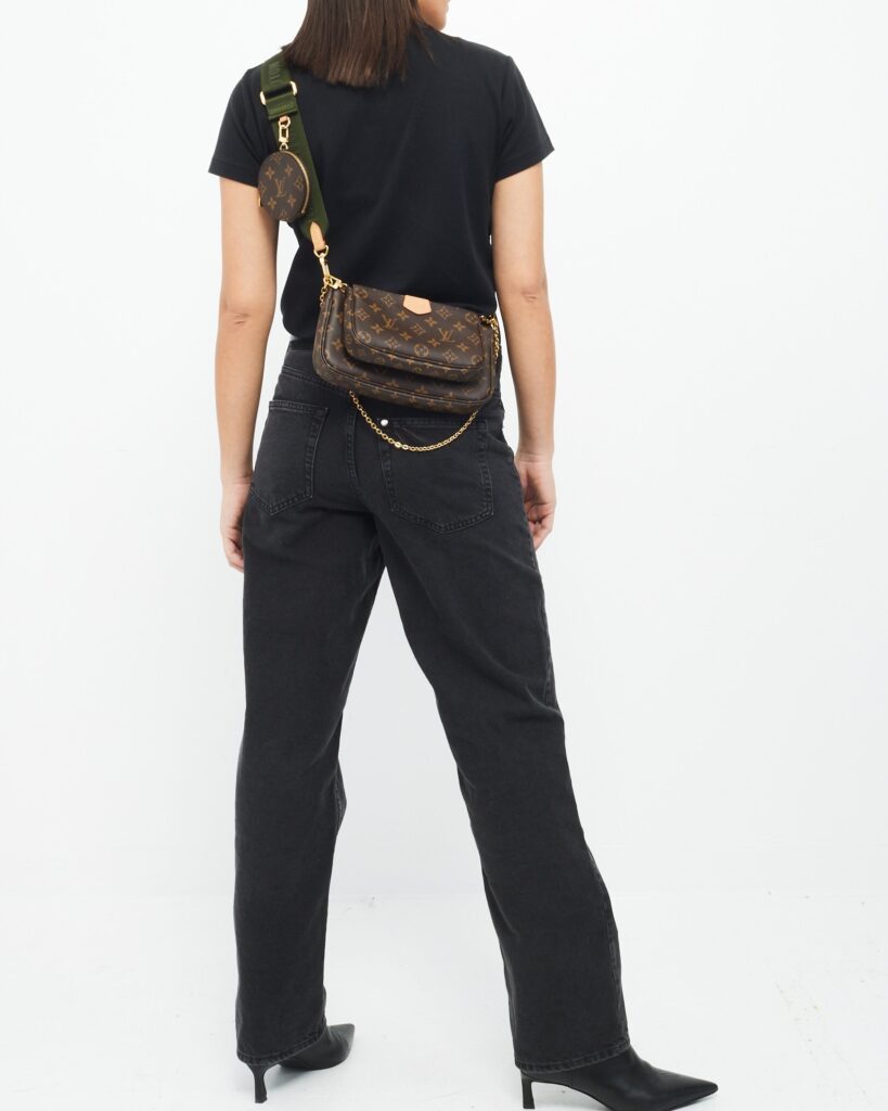 Louis Vuitton Monogram Canvas Green Multi Pochette Accessoires - Product Image 2