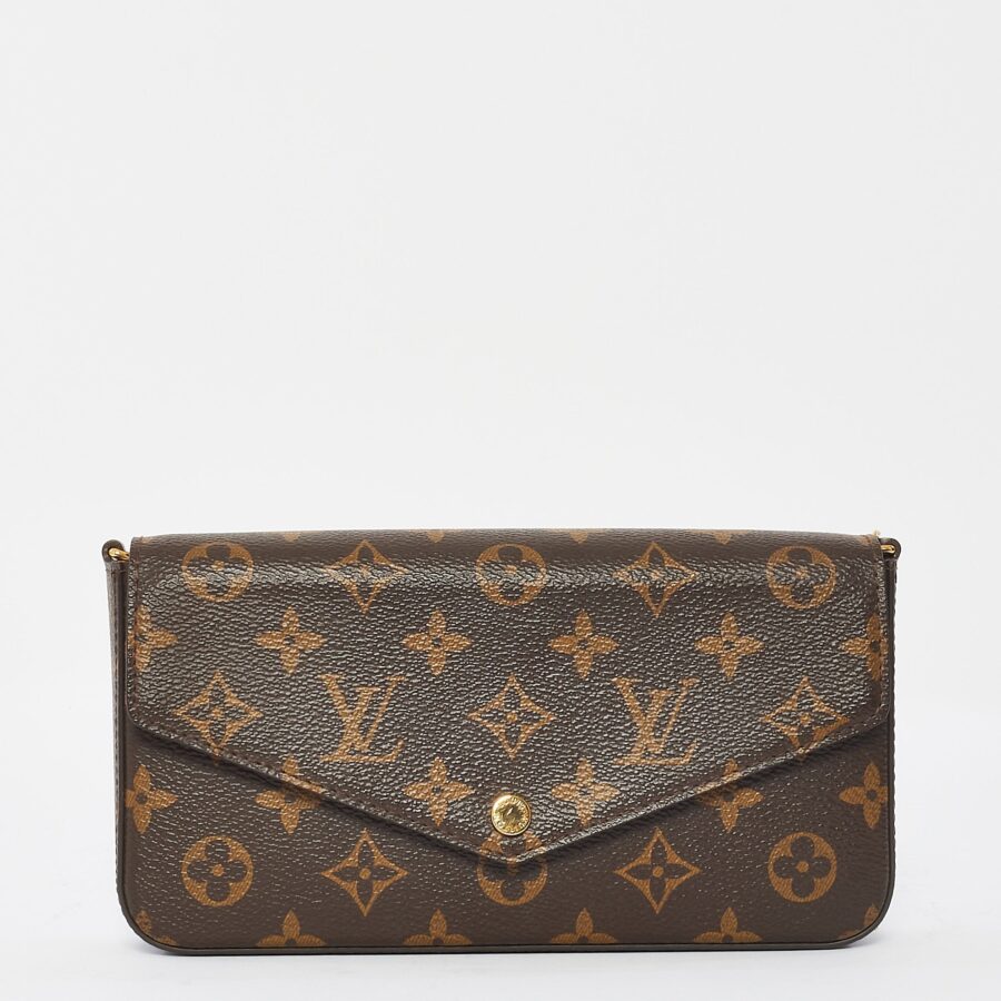 Louis Vuitton Monogram Canvas Félicie Pochette Bag with Chain | Studio Nafay