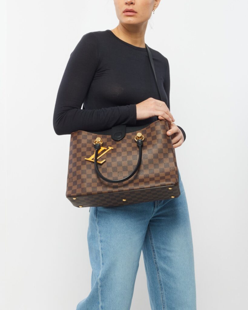 Louis Vuitton Damier Ebene Canvas Riverside Tote Bag - Product Image 2